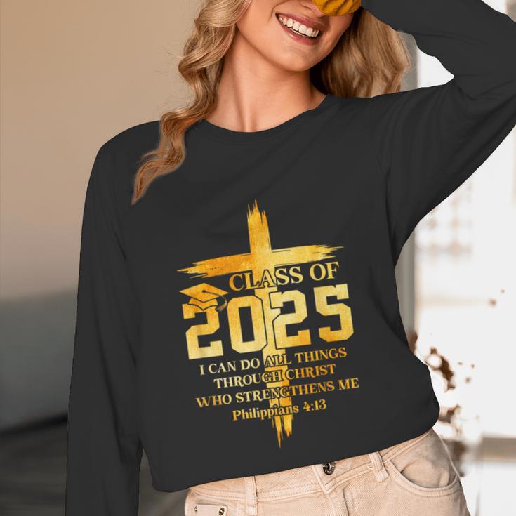 Class Of 2025 Christian Graduation Senior Graduate Men Women Unisex Long Sleeve T-Shirt