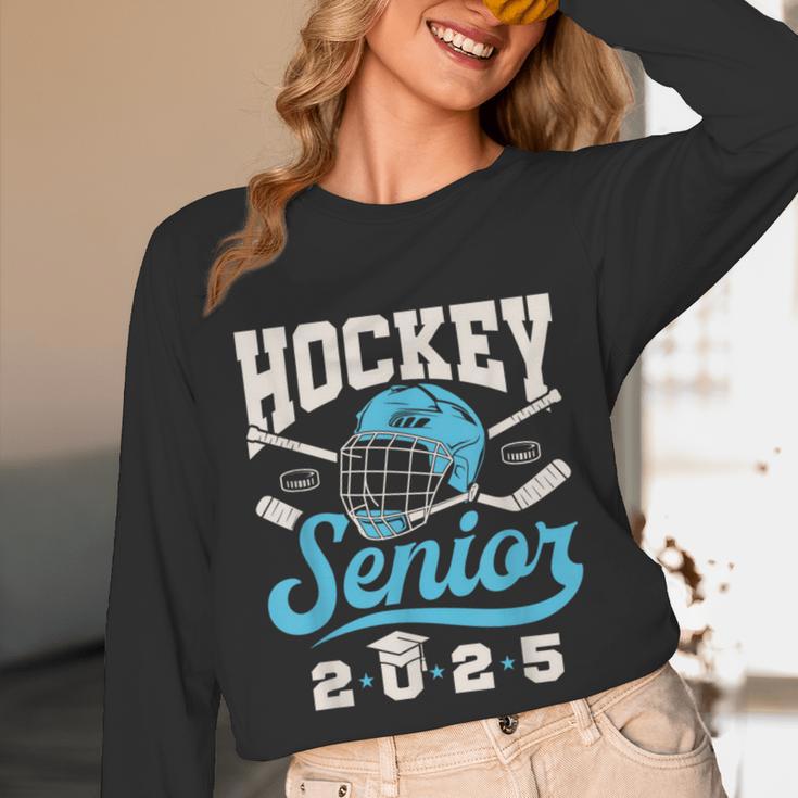 Class Of 2025 Hockey Senior Graduation Graduate Grad Unisex Long Sleeve T-Shirt