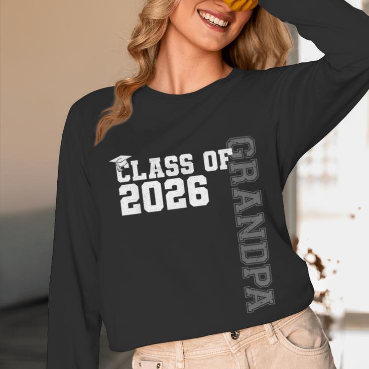 Class Of 2026 Proud Grandpa Of A 2026 Graduate Graduation Unisex Long Sleeve T-Shirt