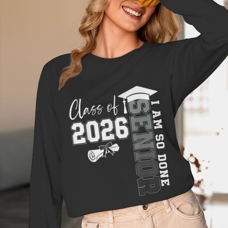 Class Of 2026 Senior 2026 Graduation Decoration Men Senior Unisex Long Sleeve T-Shirt