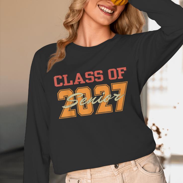 Class Of 2027 Graduation Senior Back To School 2026 Graduat Unisex Long Sleeve T-Shirt