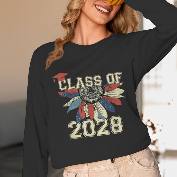 Class Of 2028 High School Graduation Senior 2028 Unisex Long Sleeve T-Shirt