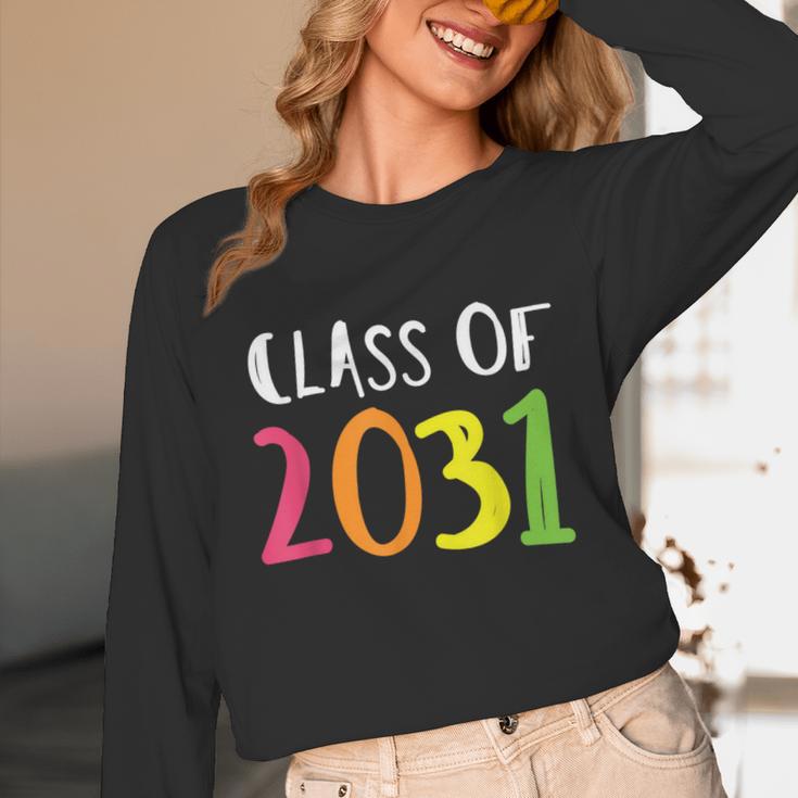 Class Of 2031 Kindergarten Graduation Back To School T-Shirt Unisex Long Sleeve T-Shirt