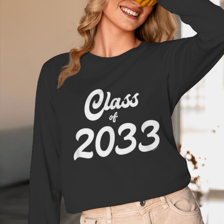 Class Of 2033 Shirt Graduation Him Her Senior Class Unisex Long Sleeve T-Shirt