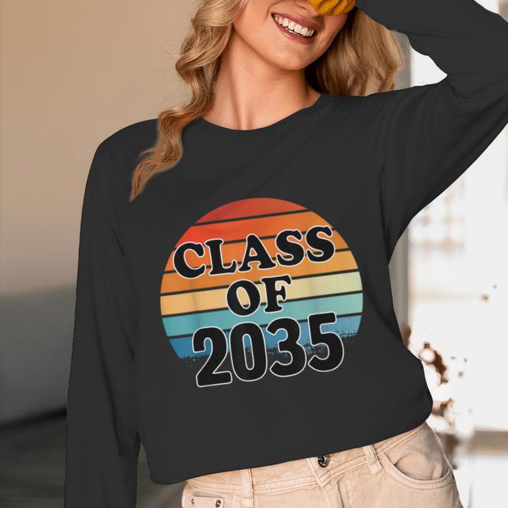Class Of 2035 Senior Graduate Retro Graduation Unisex Long Sleeve T-Shirt
