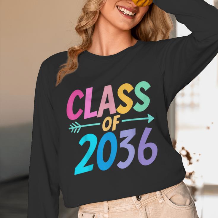 Class Of 2036 First Day Kindergarten Grow With Me Graduation Unisex Long Sleeve T-Shirt