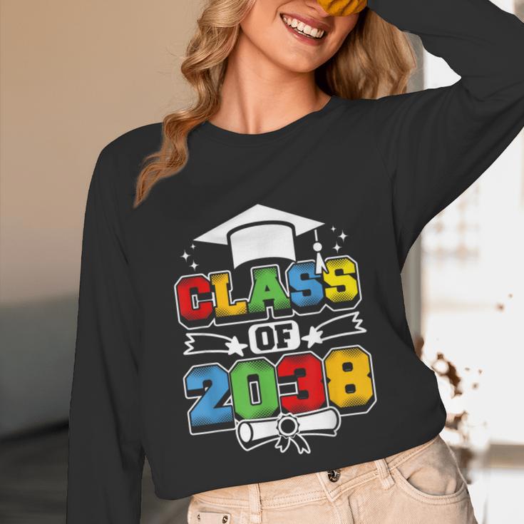 Class Of 2038 First Day Of School & Graduation 2038 Unisex Long Sleeve T-Shirt