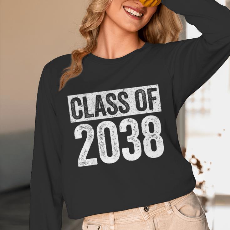 Class Of 2038 Shirt Senior 2038 Graduation Unisex Long Sleeve T-Shirt