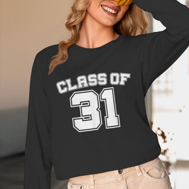 Class Of 31 2031 School Tee Shirt Graduation Class Party Unisex Long Sleeve T-Shirt