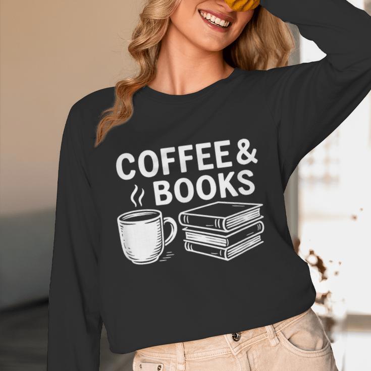 Coffee & Books Unisex Long Sleeve T-Shirt Coffee & Books Unisex Long Sleeve T-Shirt