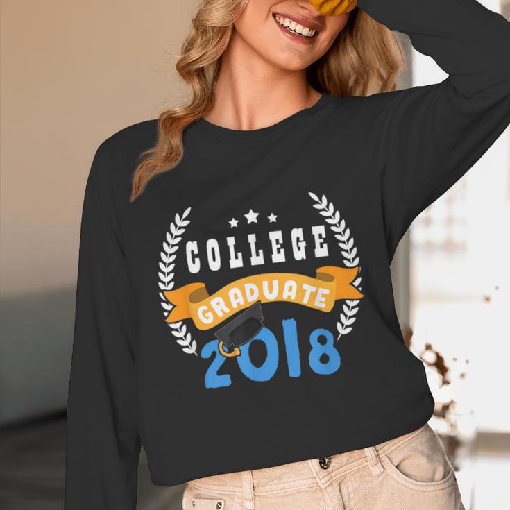 College Graduation Shirts Graduate Grad 2018 Unisex Long Sleeve T-Shirt