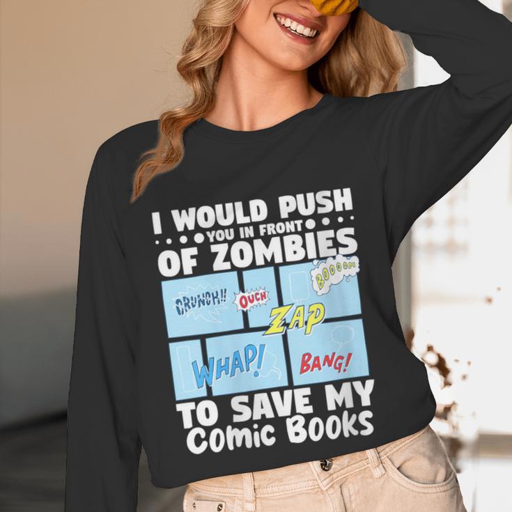 Comics Collecting Book Collector Guide Comics Lover Unisex Long Sleeve T-Shirt