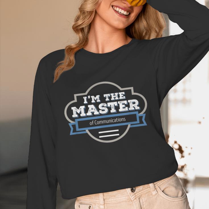 Communications Masters Degree Graduation Master Shirt Unisex Long Sleeve T-Shirt