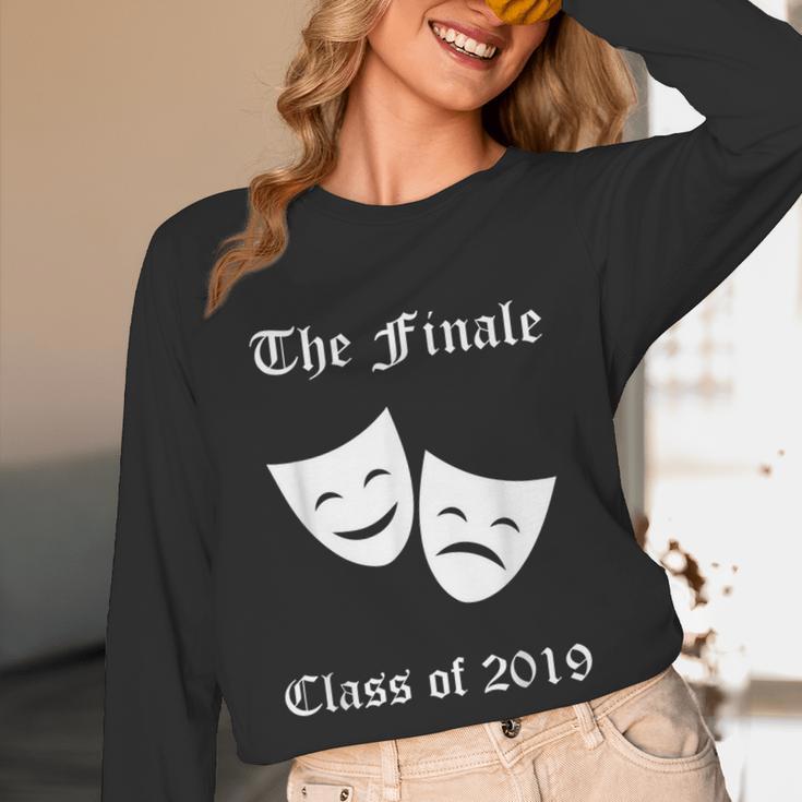 Cool Theater Graduation Tshirt Tragedy And Comedy Masks Unisex Long Sleeve T-Shirt