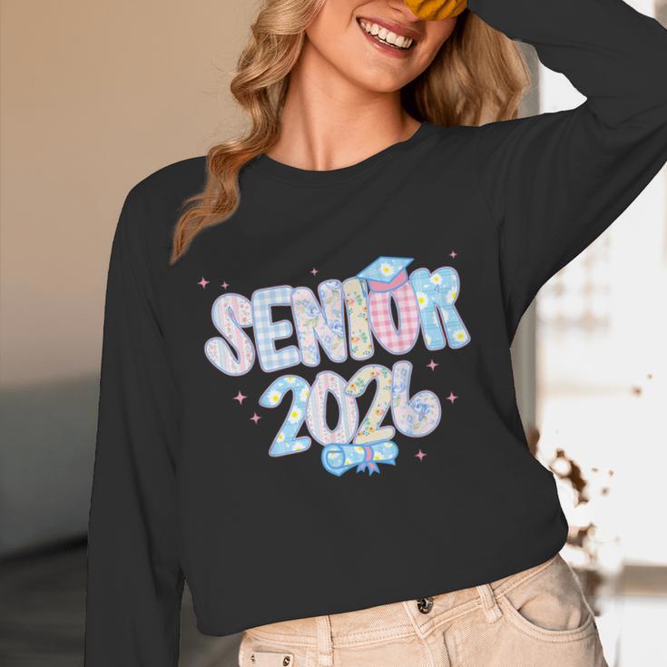 Coquette Senior-Class Of 2026 Preppy Graduation Graduate Unisex Long Sleeve T-Shirt