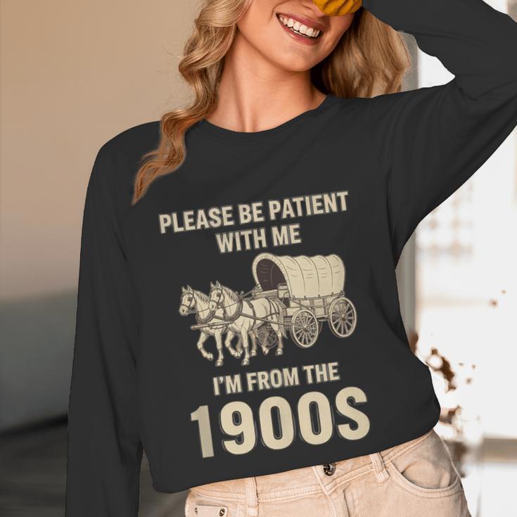 Country Please Be Patient With Me I'm From The 1900s Vintage Unisex Long Sleeve T-Shirt