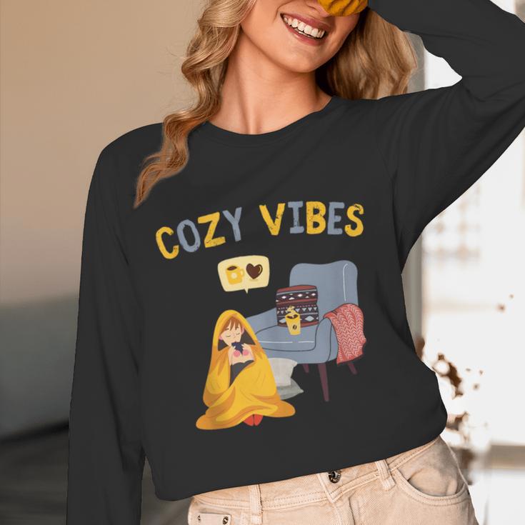 Cozy Vibes Atmospheric Introvert Unisex Long Sleeve T-Shirt