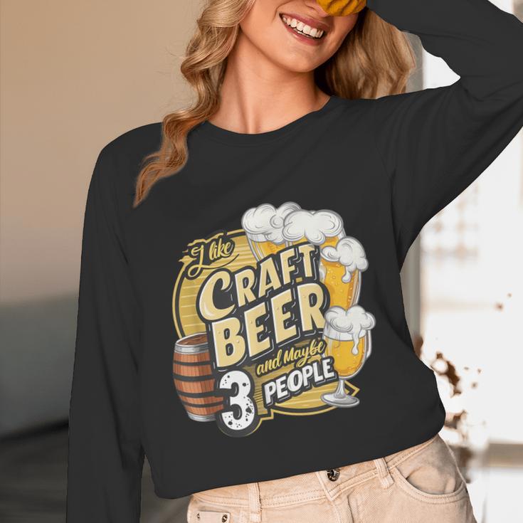 Craft Beer Lover Introverted & Hoppy Unisex Long Sleeve T-Shirt