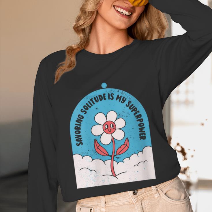 Cute Introvert Shy Teen Anti-Social Inner Strength Unisex Long Sleeve T-Shirt