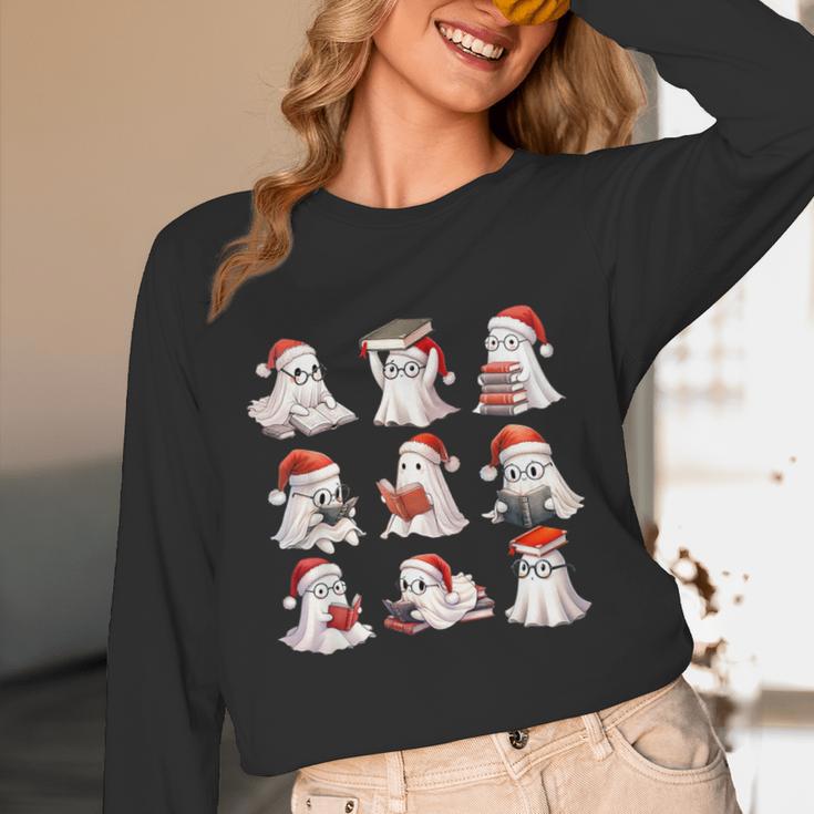 Cute Read More Booooooks Ghost Read More Books Christmas Unisex Long Sleeve T-Shirt Cute Read More Booooooks Ghost Read More Books Christmas Unisex Long Sleeve T-Shirt