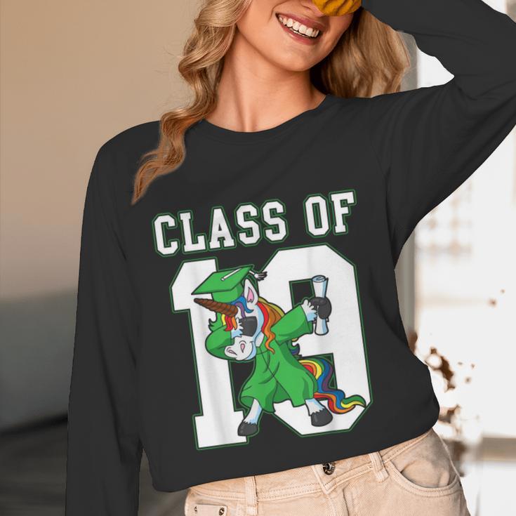 Dabbing Graduation Class Of 2019 Dabbing Unicorn Tee Unisex Long Sleeve T-Shirt
