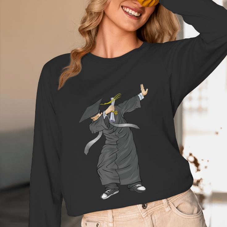 Dabbing Graduation Class Of 2024 Men Graduation Unisex Long Sleeve T-Shirt