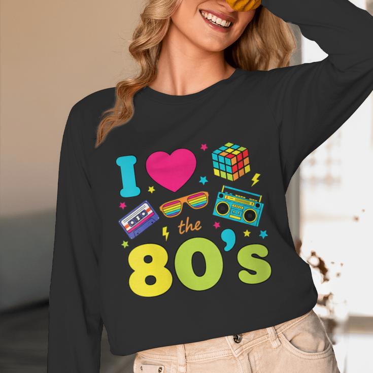 Dad I Love The 80's Retro 80s Nostalgia For Dad Unisex Long Sleeve T-Shirt Dad I Love The 80's Retro 80s Nostalgia For Dad Unisex Long Sleeve T-Shirt