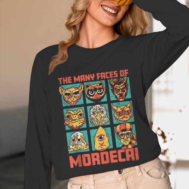 DCC Many Faces Of Mordecai Grid Gamer Series Book Unisex Long Sleeve T-Shirt