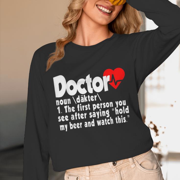 Doctor For Medical Med Student Graduation Unisex Long Sleeve T-Shirt