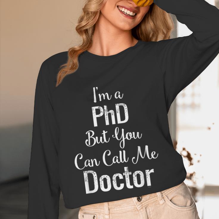 For Doctors PhD Graduation Tee Unisex Long Sleeve T-Shirt