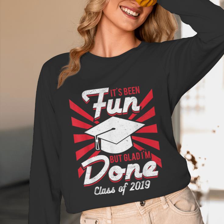 Im Done Graduating Class Of 2019 School GraduationShirt Unisex Long Sleeve T-Shirt