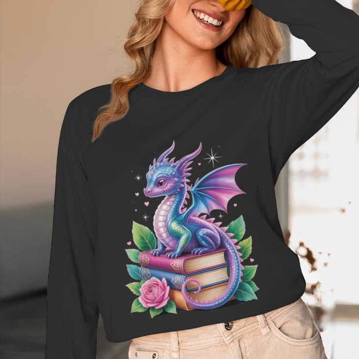 Dragon Book Fantasy Reading Unisex Long Sleeve T-Shirt