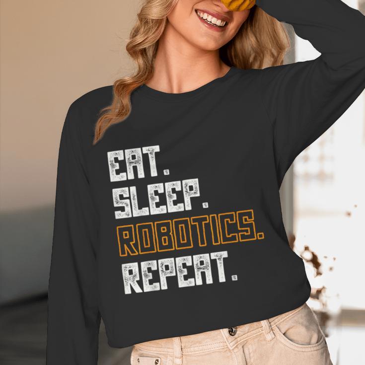 Eat Sleep Robotics Repeat Shirt Graduation Unisex Long Sleeve T-Shirt