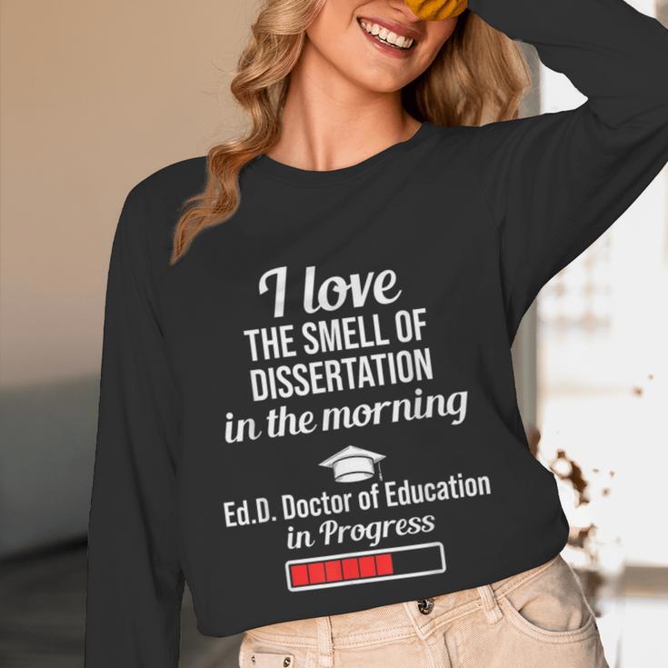EdD Doctor Of Education Dissertation Doctorate Graduation Unisex Long Sleeve T-Shirt