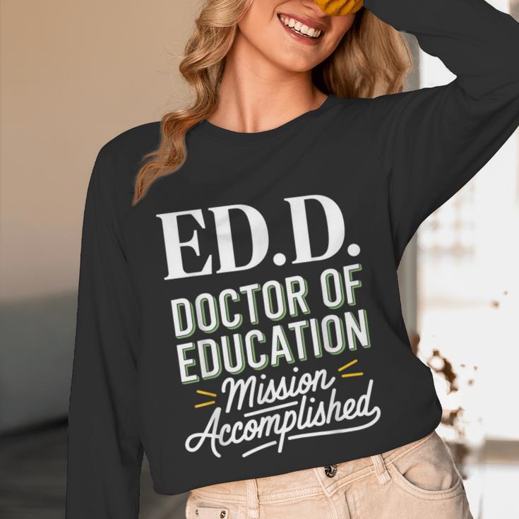 EdD Doctor Of Education Graduation For Doctoral Degree Unisex Long Sleeve T-Shirt