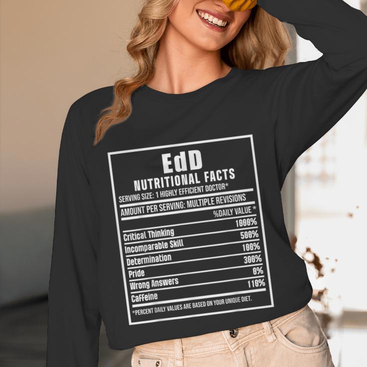 EdD Doctor Of Education Nutrition Doctorate Graduation Unisex Long Sleeve T-Shirt