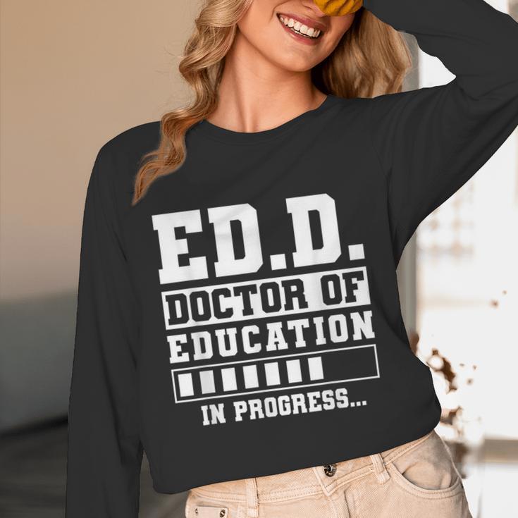 EdD Doctor Of Education In Progress EdD Graduation Unisex Long Sleeve T-Shirt