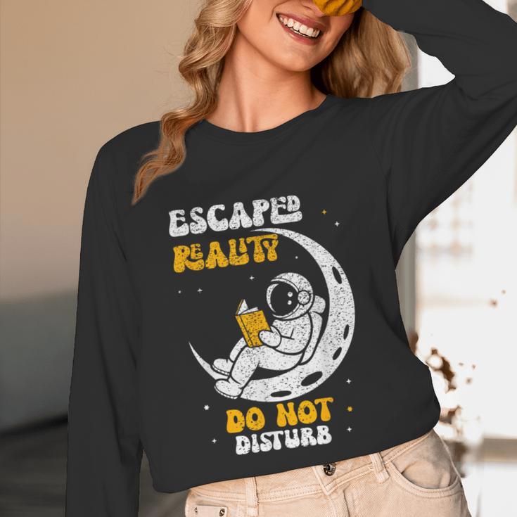 Escaped Reality Do Not Disturb Book Lover Unisex Long Sleeve T-Shirt