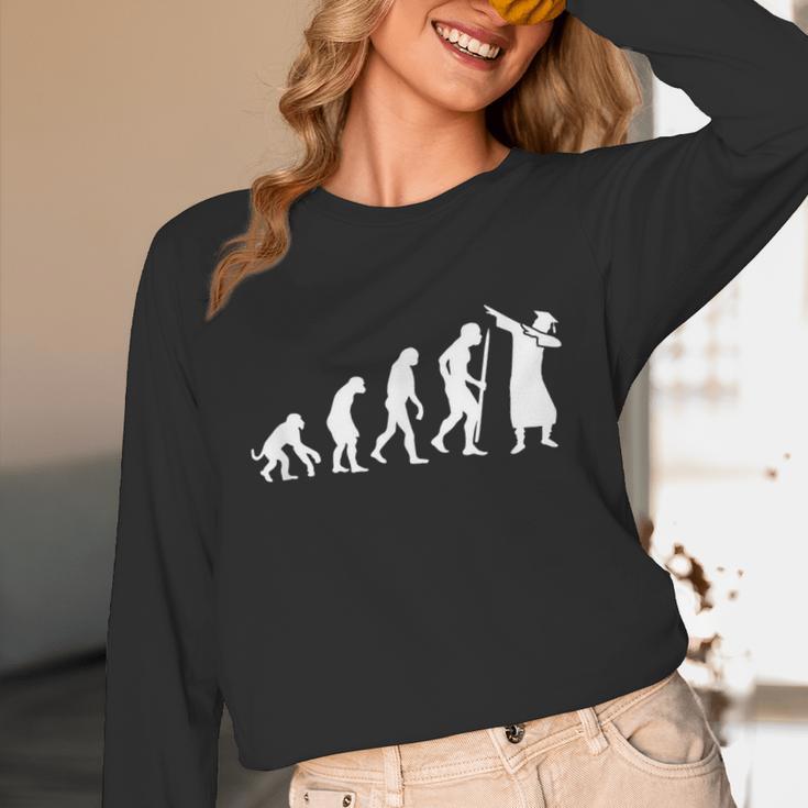 Evolution Of Dab Dabbing Dabbin' Graduation School T-Shirt Unisex Long Sleeve T-Shirt