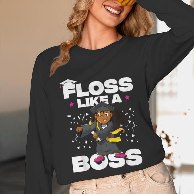 Floss Like A Boss Shirt Class Of 2019 Graduation Kids Unisex Long Sleeve T-Shirt