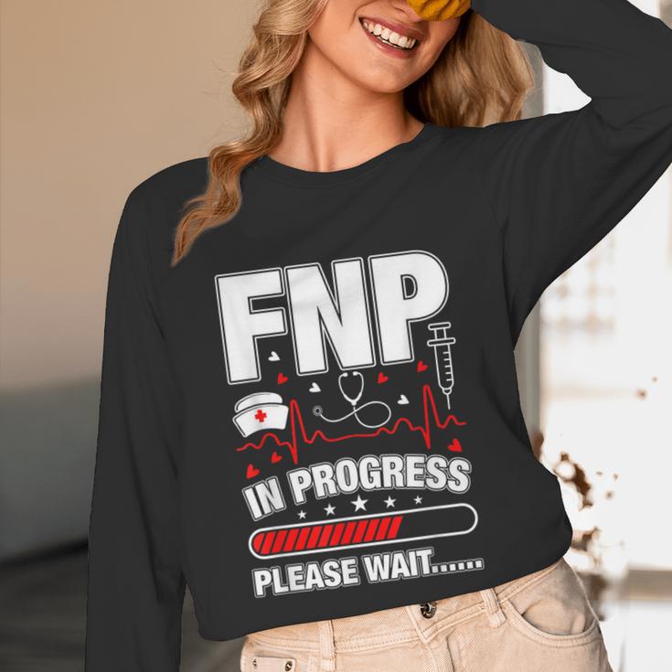 FNP In Progress Graduation Family Nurse Practitioner Unisex Long Sleeve T-Shirt