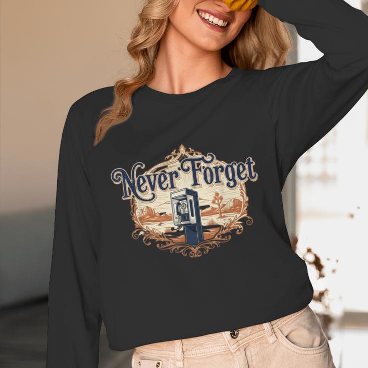 Never Forget Payphones – Retro Humor Nostalgia Graphic Unisex Long Sleeve T-Shirt Never Forget Payphones – Retro Humor Nostalgia Graphic Unisex Long Sleeve T-Shirt