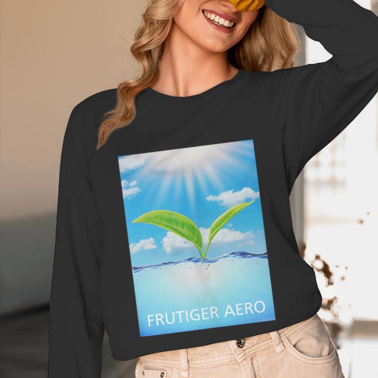 Frutiger Aero Aesthetics Unisex Long Sleeve T-Shirt Frutiger Aero Aesthetics Unisex Long Sleeve T-Shirt