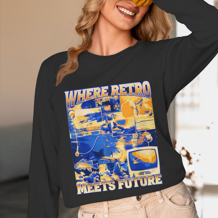 Frutiger Aero Retro Vibes Y2K 90's Vibes Unisex Long Sleeve T-Shirt
