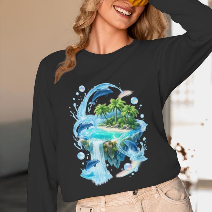 Frutiger Aero Unisex Long Sleeve T-Shirt
