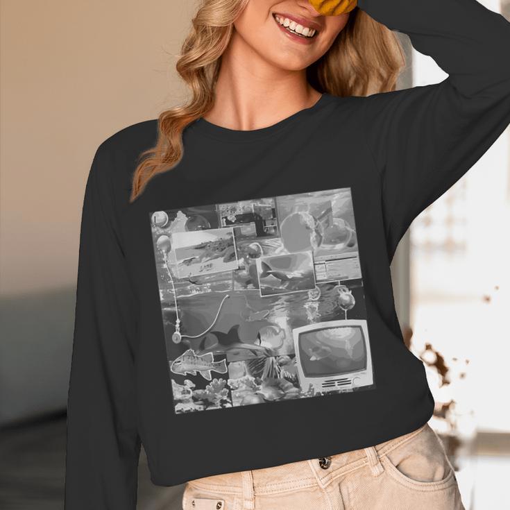 Frutiger Aero Y2K Old School Retro Vibes Unisex Long Sleeve T-Shirt Frutiger Aero Y2K Old School Retro Vibes Unisex Long Sleeve T-Shirt