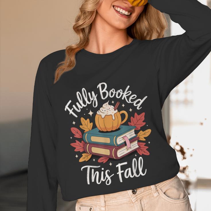 Fully Booked This Fall Unisex Long Sleeve T-Shirt Fully Booked This Fall Unisex Long Sleeve T-Shirt