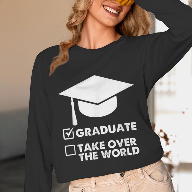 Funny Graduate Joke Mens Womens Graduation Gifts Unisex Long Sleeve T-Shirt