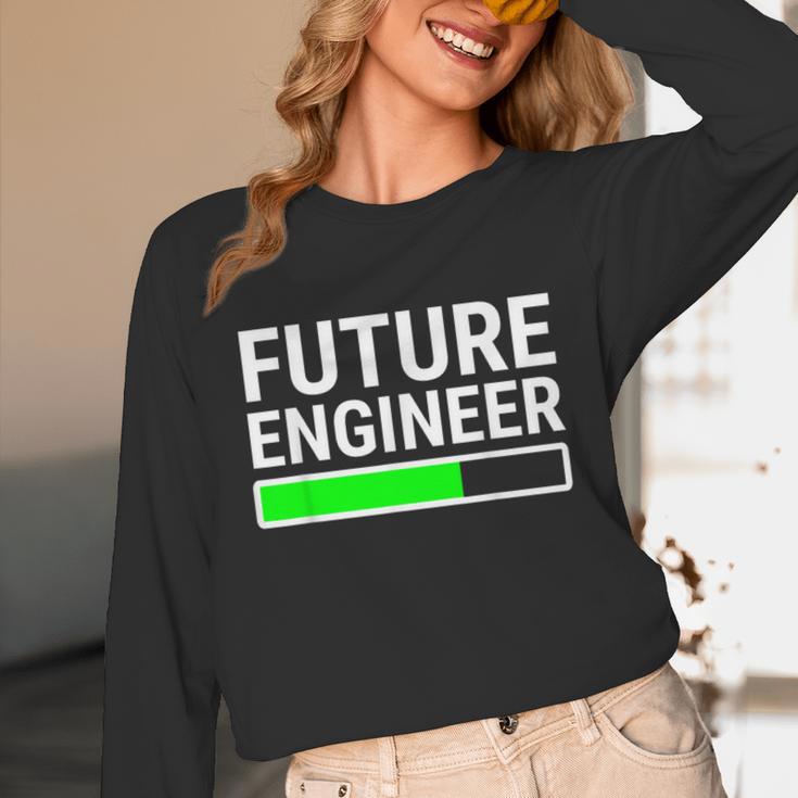 Future Engineer Loading Bar Cool Graduation Unisex Long Sleeve T-Shirt