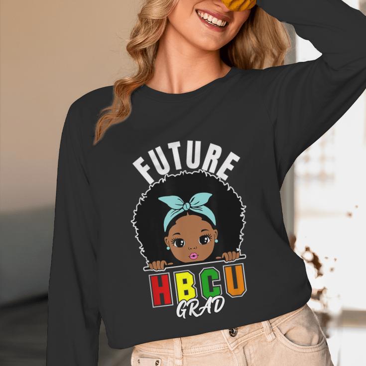 Future HBCU Grad Girl Graduation Historically College Unisex Long Sleeve T-Shirt